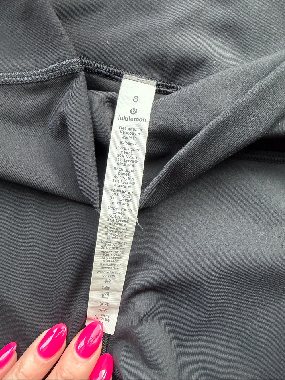 Lululemon Wunder Under High-Rise Tight 25" Lace - 8 - Picture 3 of 8